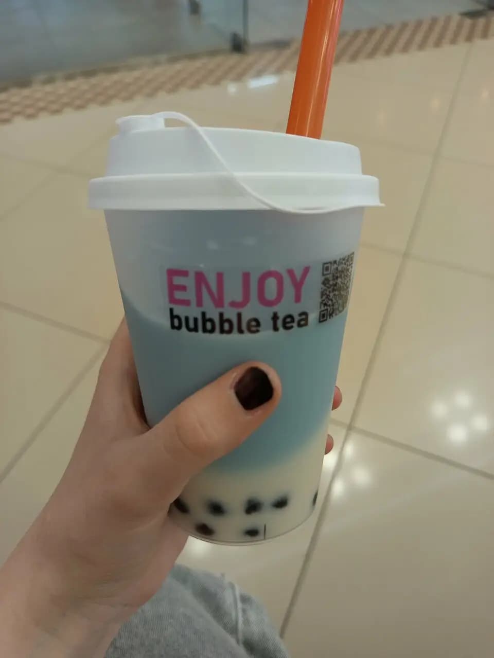 Enjoy bubble tea