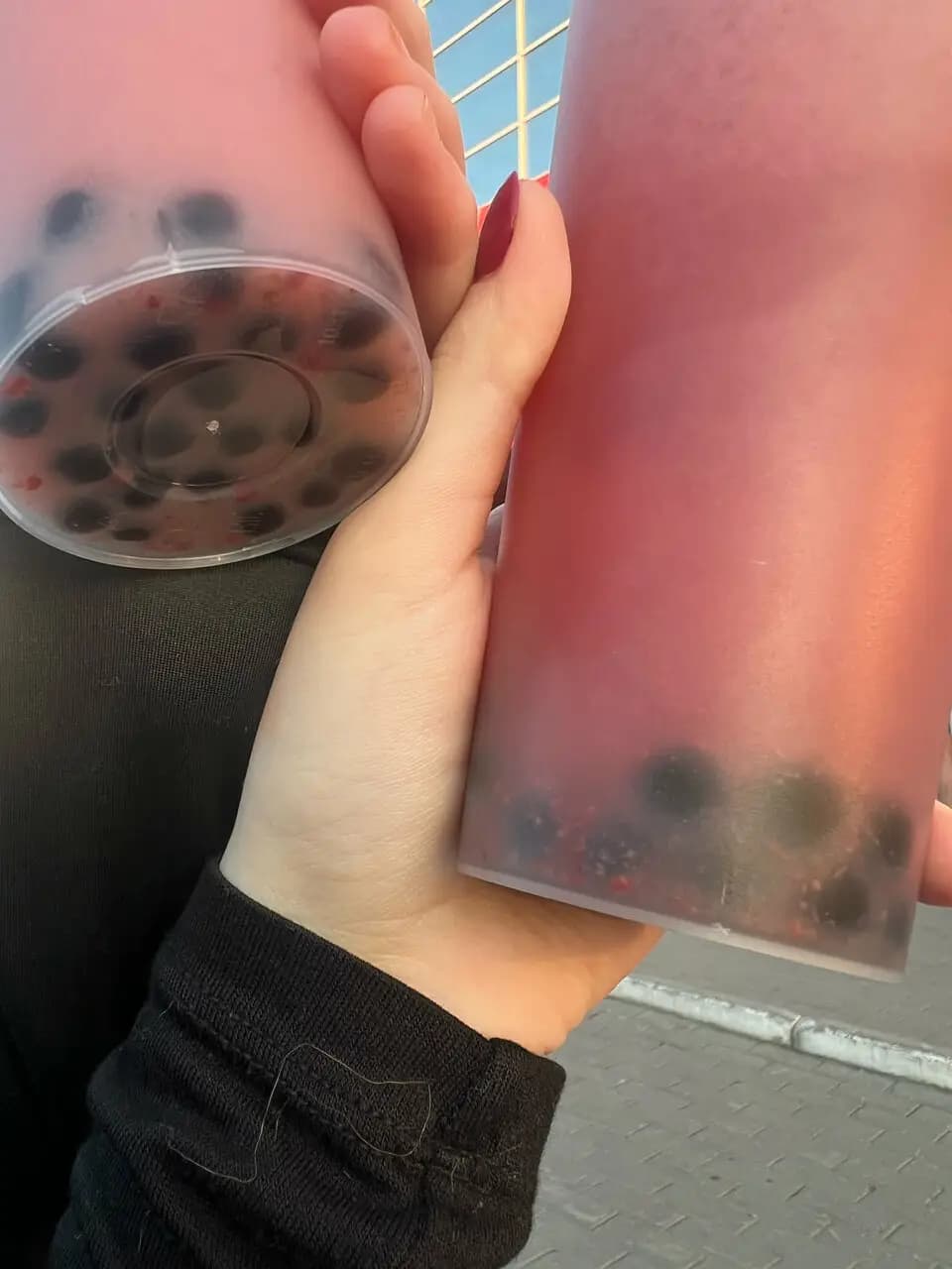 Enjoy bubble tea