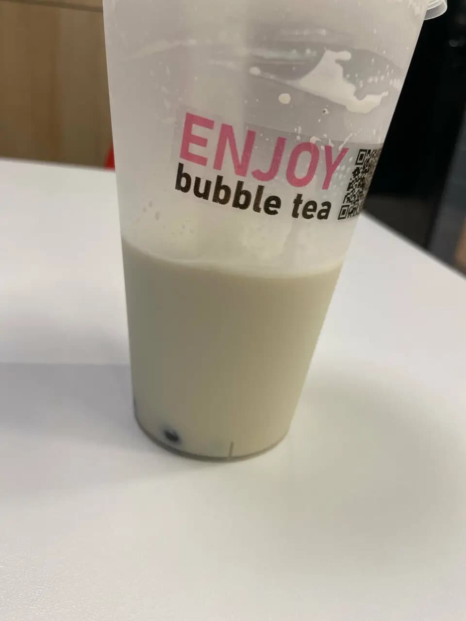 Enjoy bubble tea