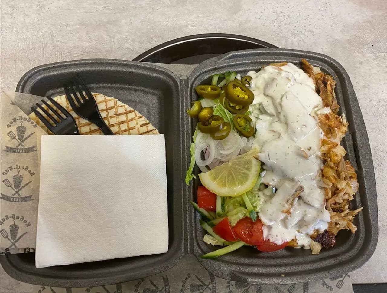 Кебаб в лаваше