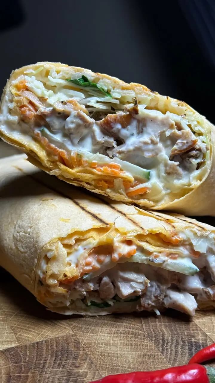 Шаурма с огоньком