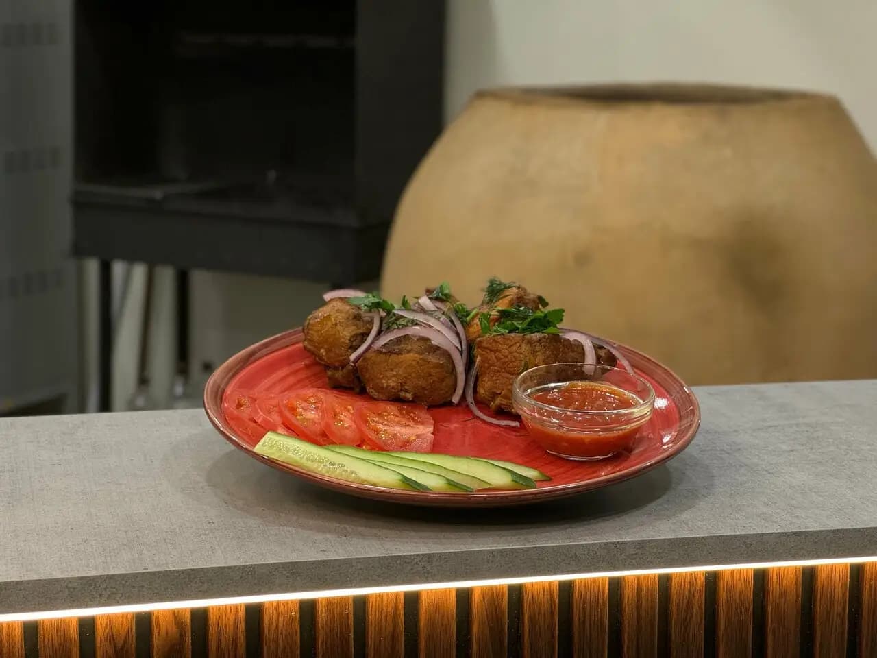 Хлеб и Мясо из тандыра