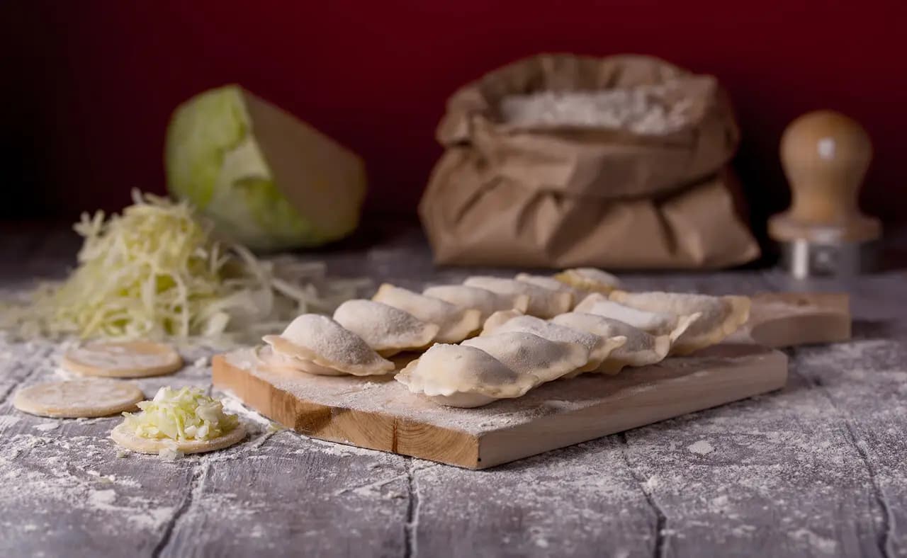 Горячий пельмень