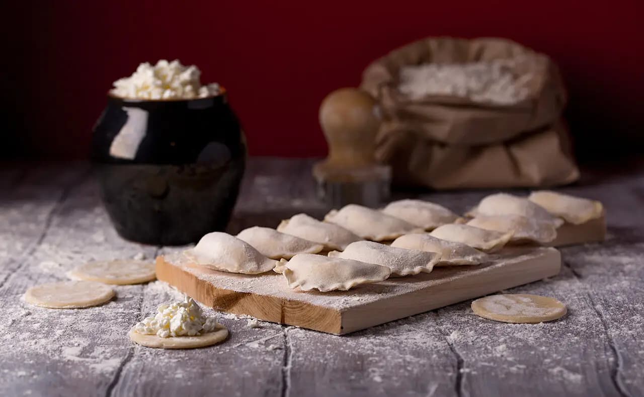 Горячий пельмень