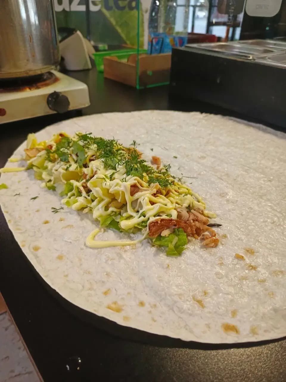 Мясо в лаваше