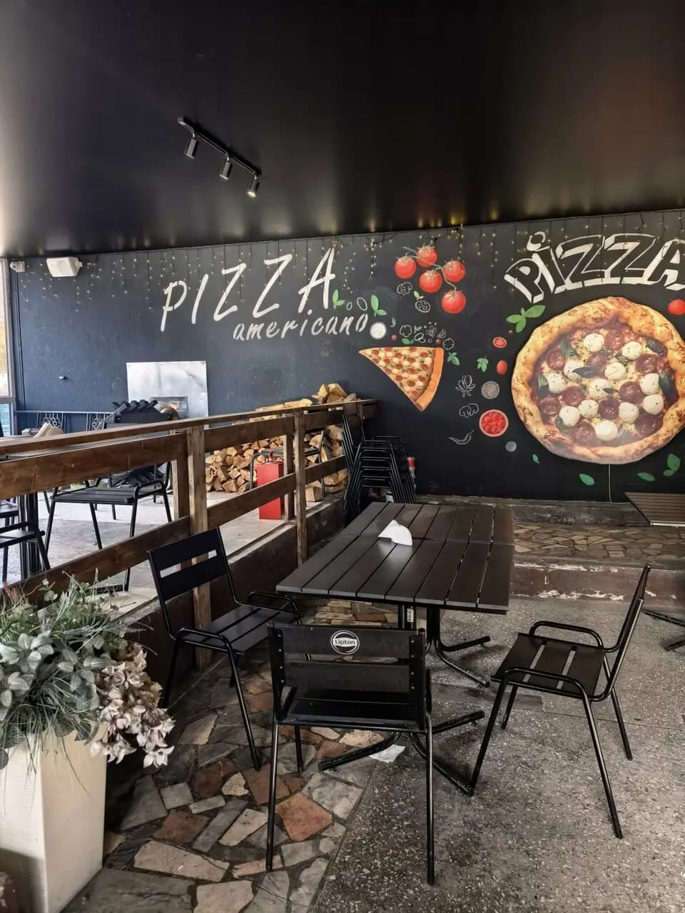 Пицца на углях