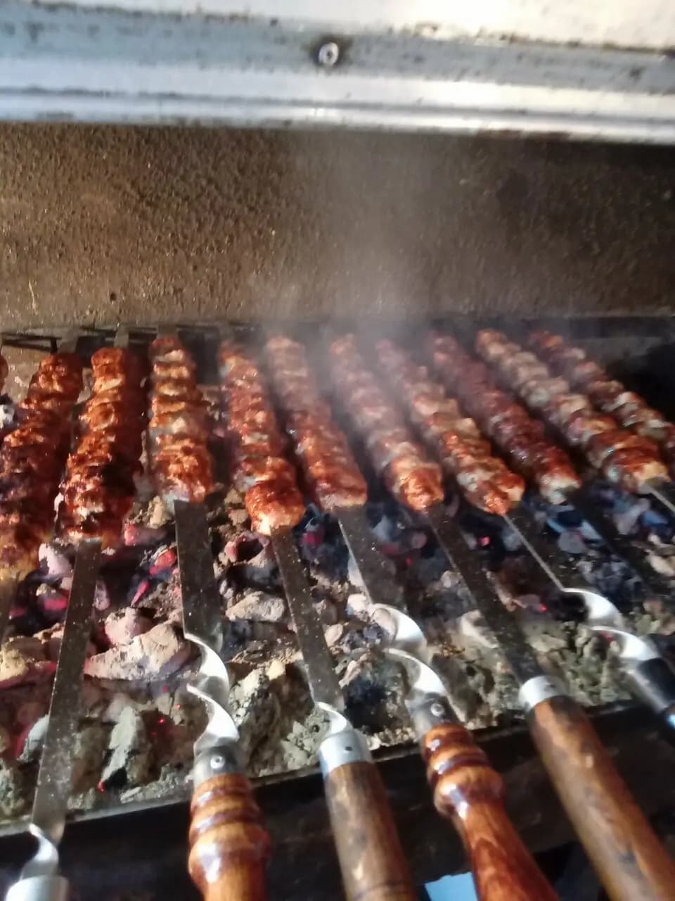 Шашлыки на углях