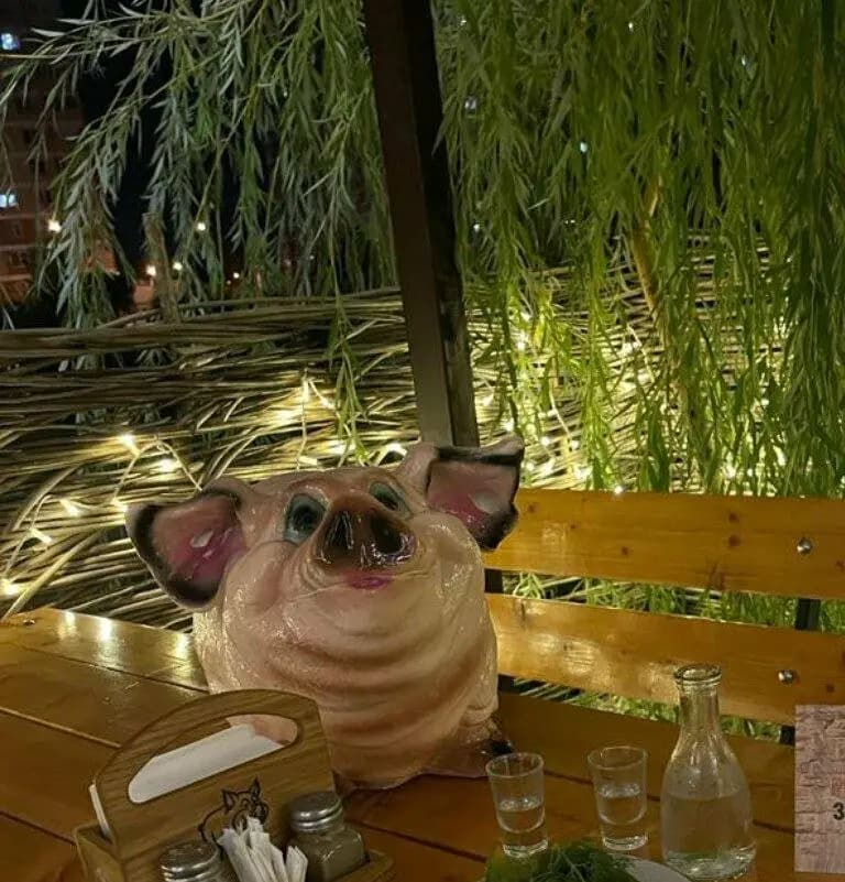 Пьяная свинья