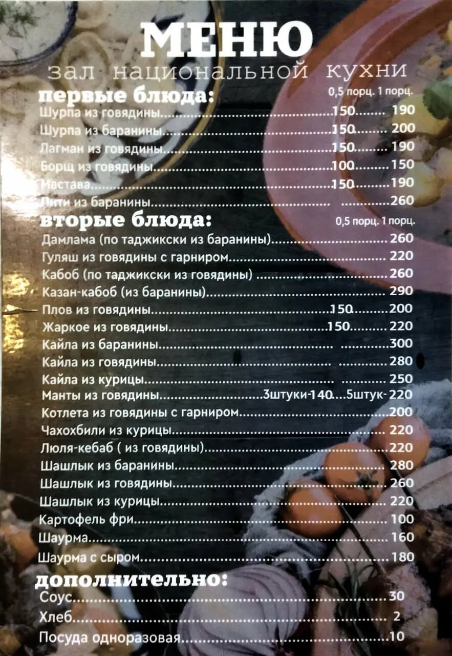 Национальная кухня