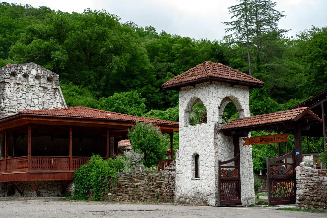 Кавказский аул