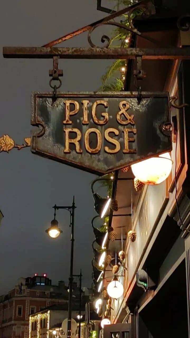 Свинья и роза