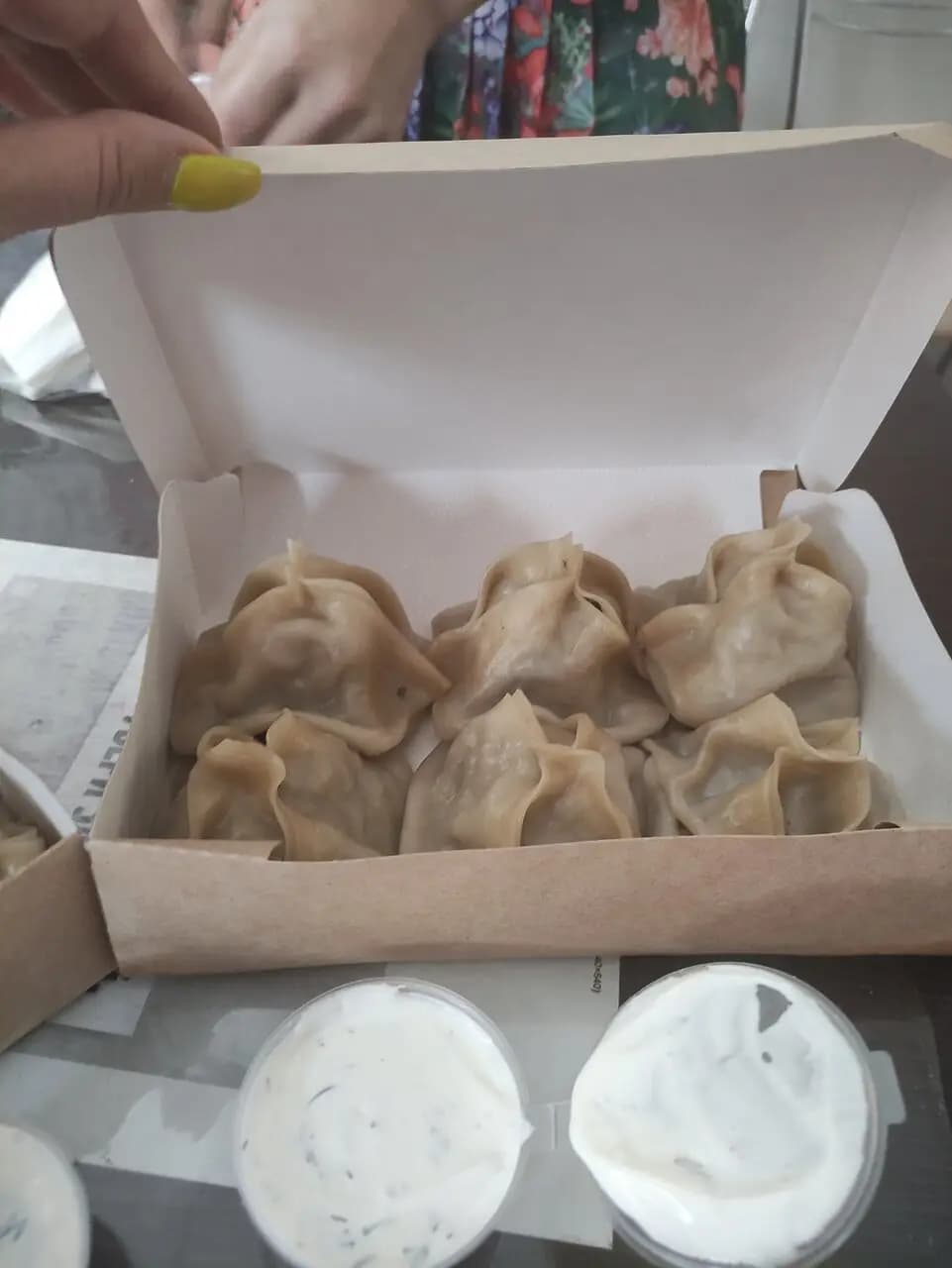 Чебуреки и манты